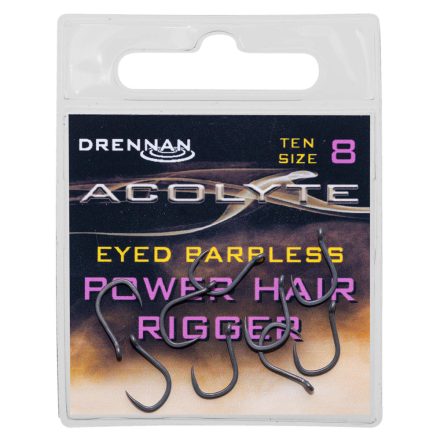 Drennan Acolyte Power Hair Riggers horog 8