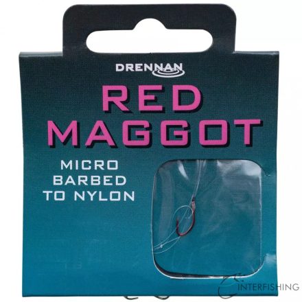 Drennan Red Maggot 18-3lb előkötött horog