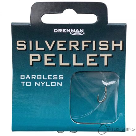 Drennan Silverfish Pellet 18-2.8lb előkötött horog