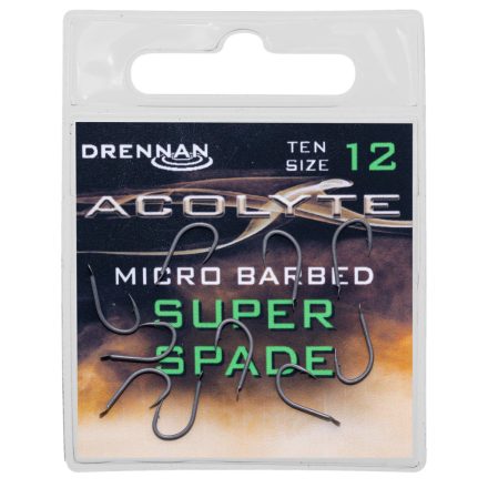 Drennan acolyte super spade horog 12 méretben teflon bevonattal