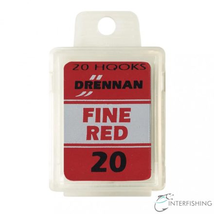 Drennan Fine Red 20  horog