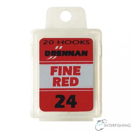 Drennan Fine Red 24 horog