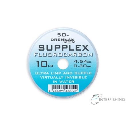 Drennan Supplex Fluocarbon 10.0lb 0.30mm előkezsinór
